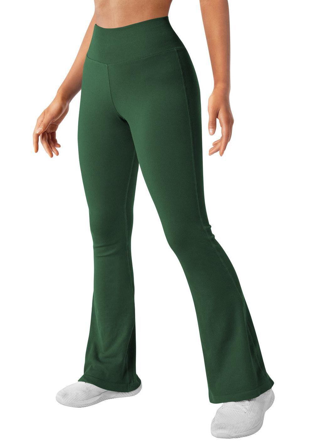 Seamless Ribbed Flare Leggings - Image 19