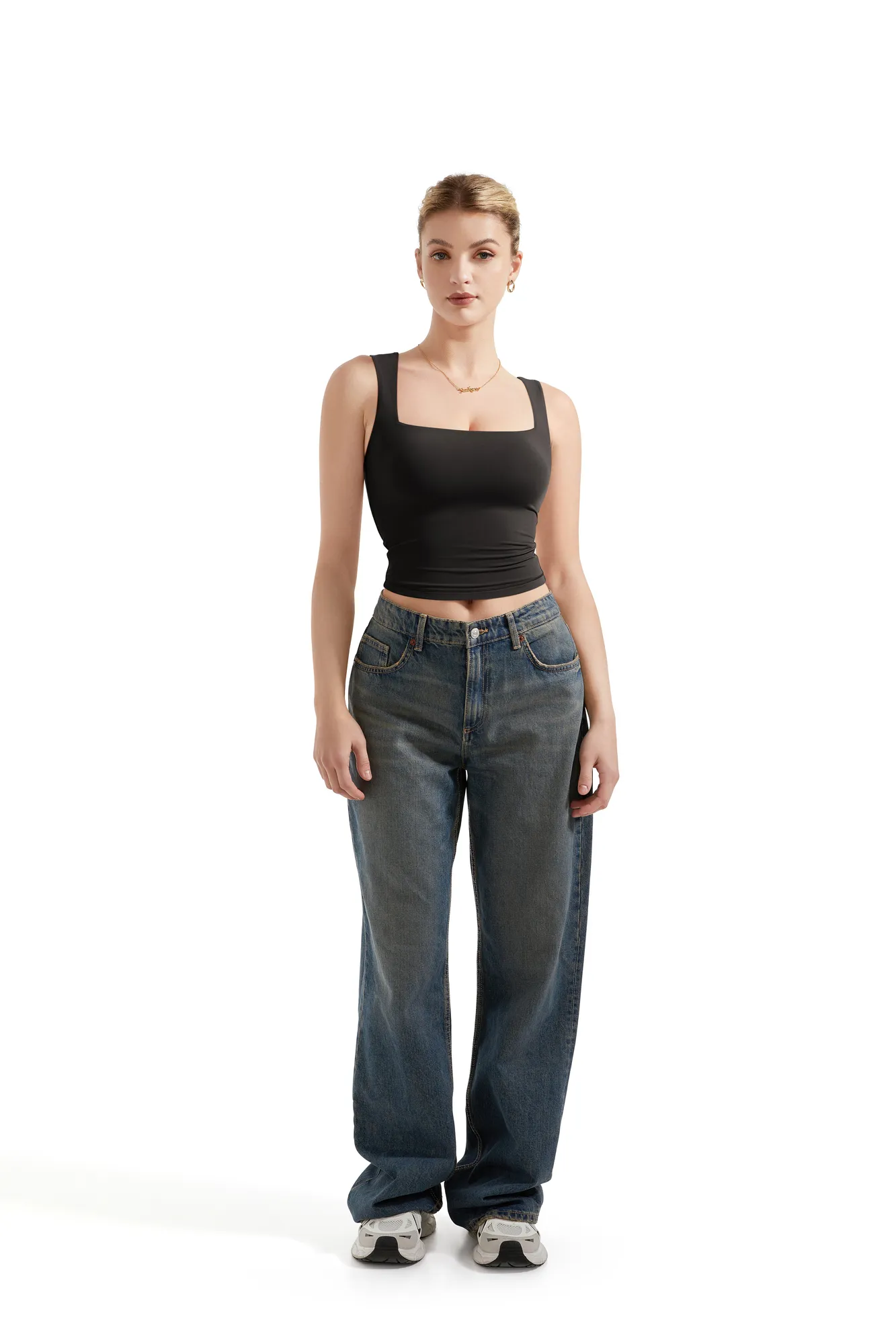 Buttery Soft Square Neck Tank Top - Image 3