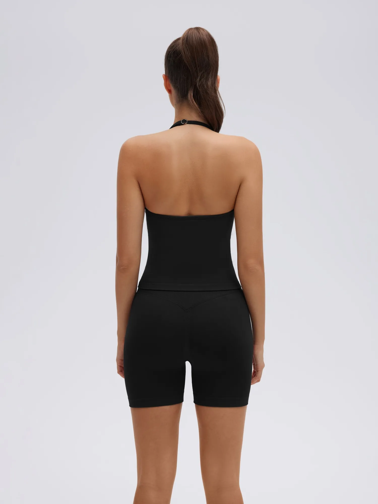 Strappy Halterneck V Neckline Halter Top - Image 12
