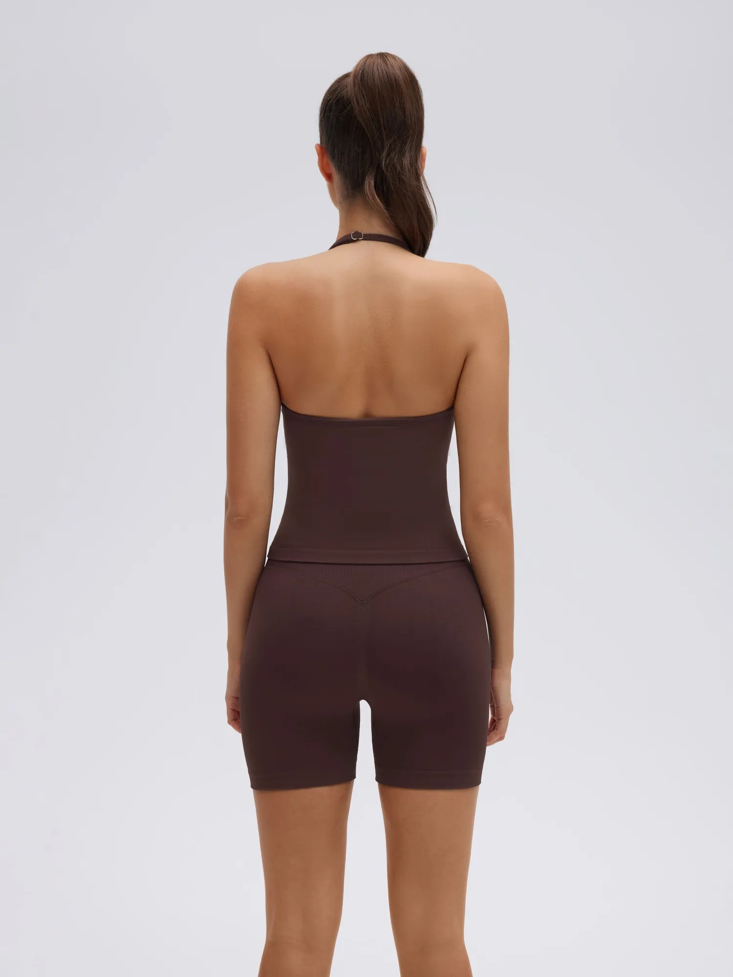 Strappy Halterneck V Neckline Halter Top - Image 18