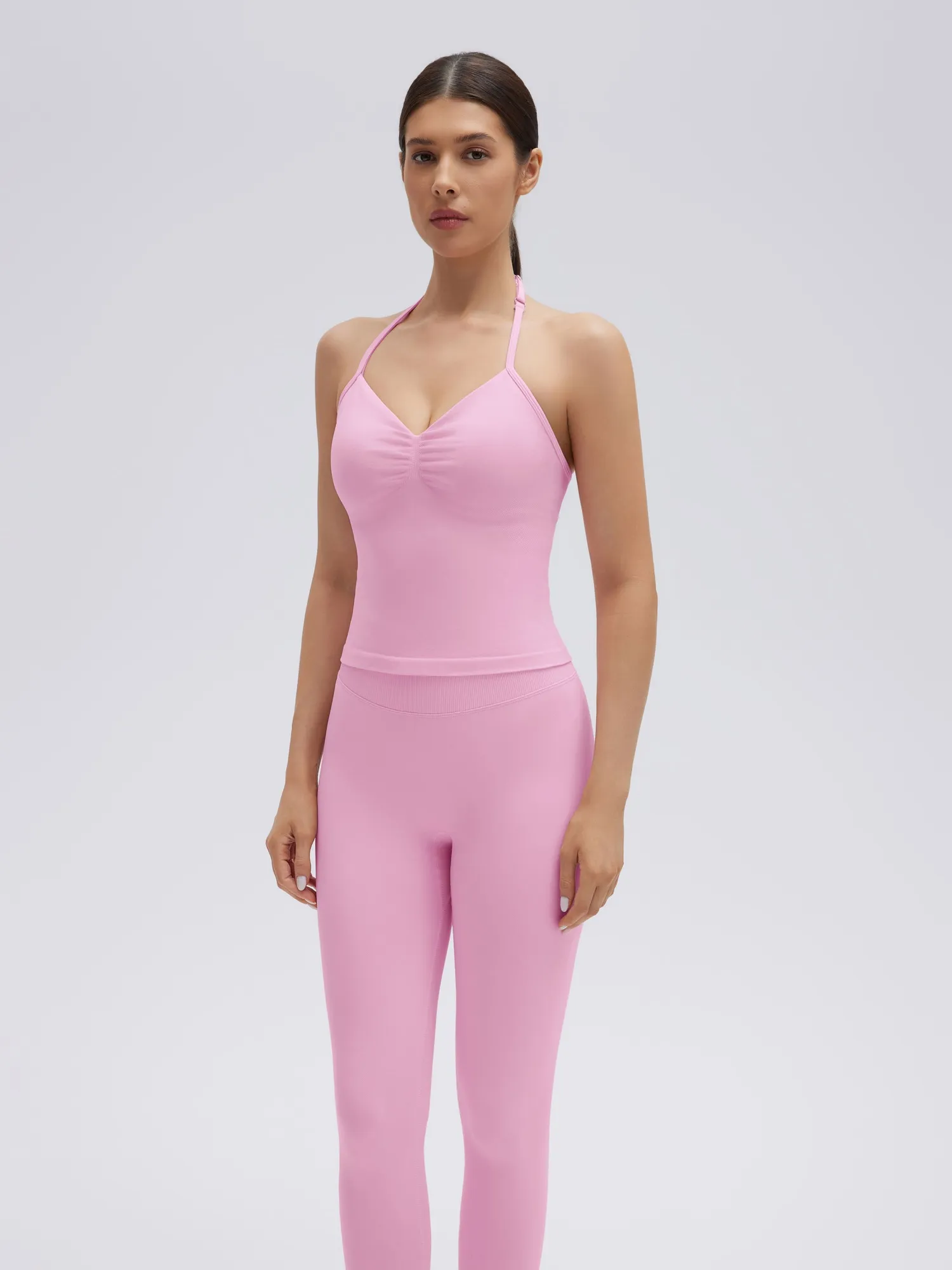 Strappy Halterneck V Neckline Halter Top - Image 20