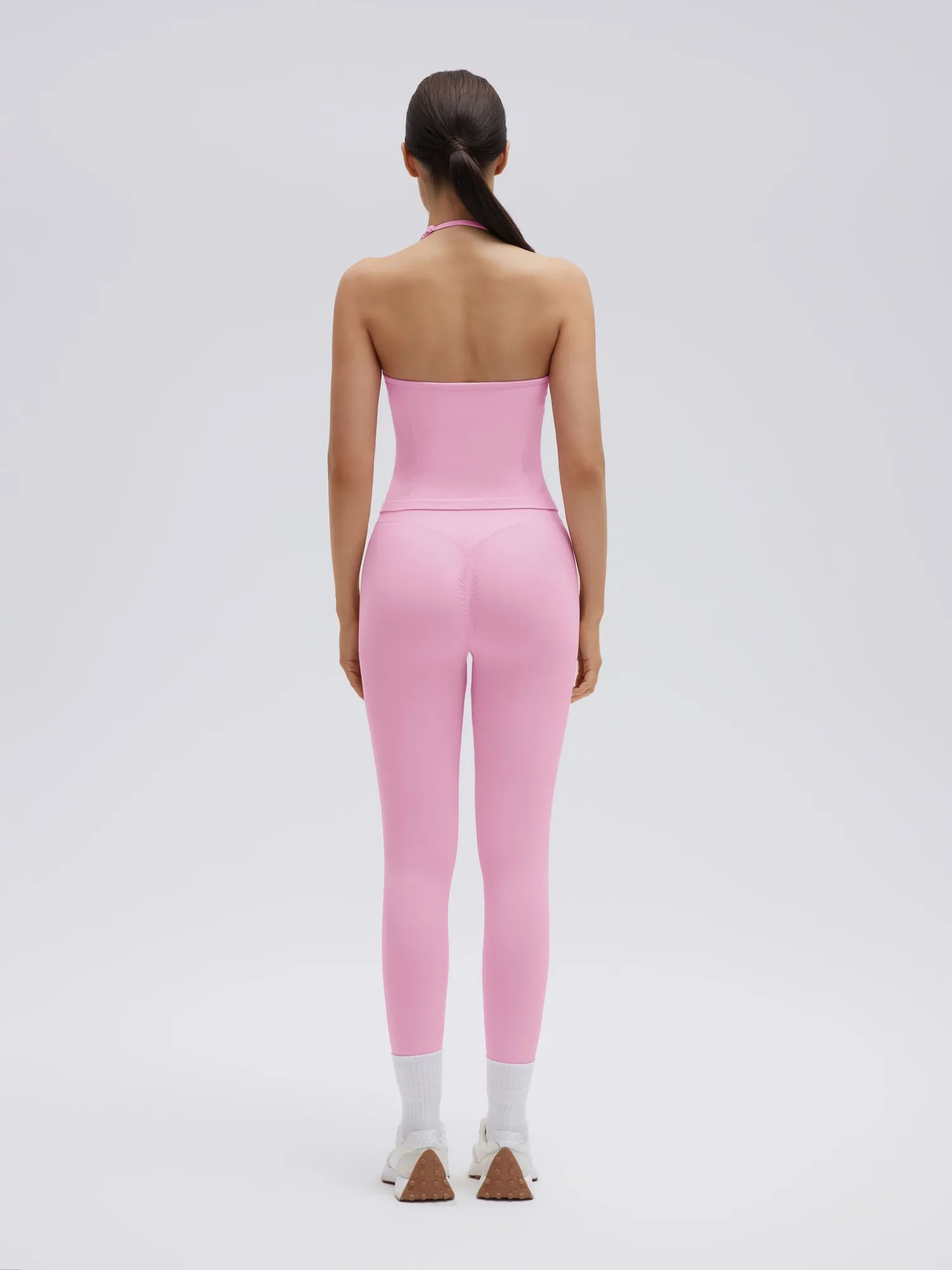 Strappy Halterneck V Neckline Halter Top - Image 24